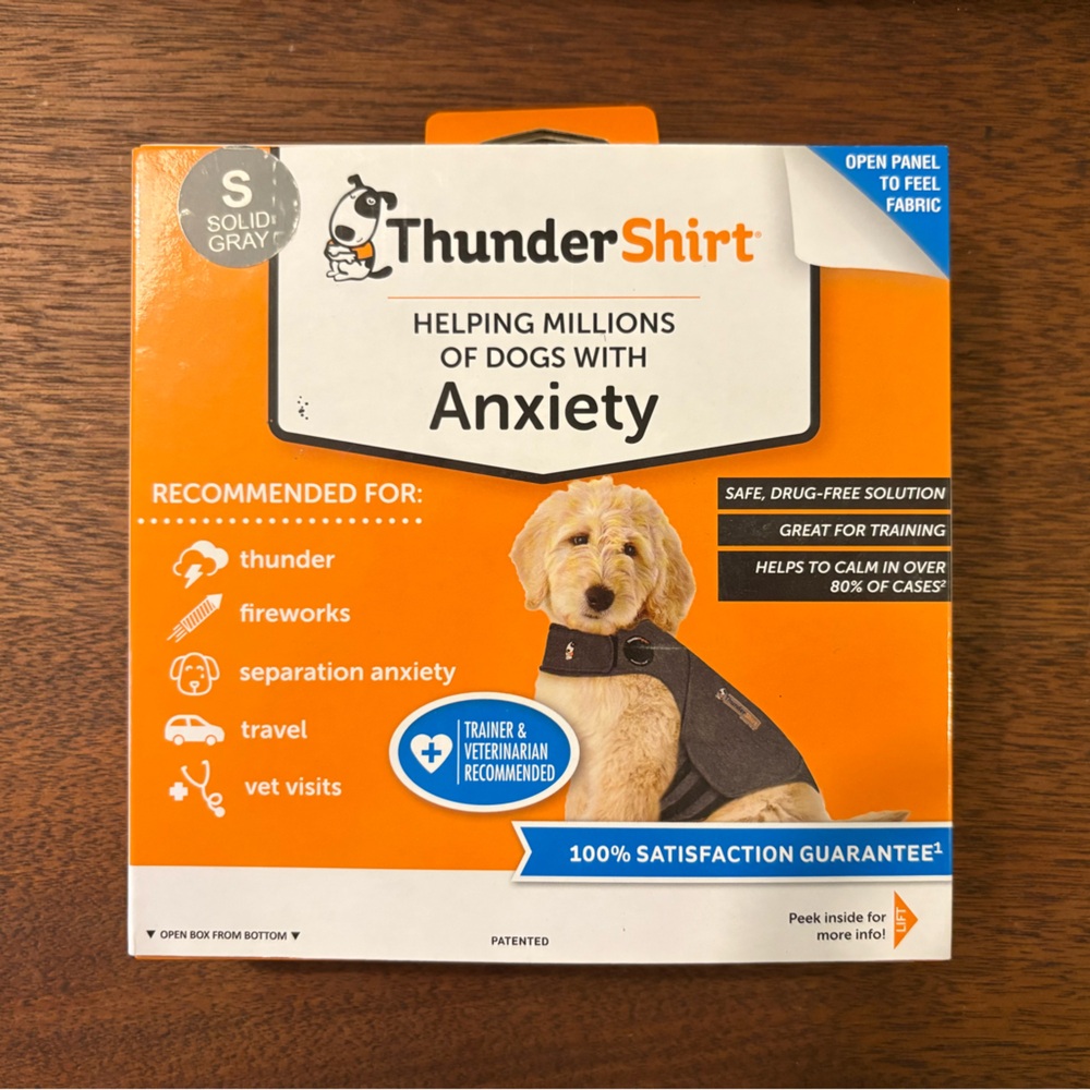 ThunderShirt Dog Anxiety Jacket - Gray